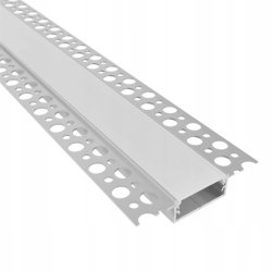 PROFIL aluminiowy XL szeroki 20mm do taśm led płyt karton-gips KG KLOSZ 2m