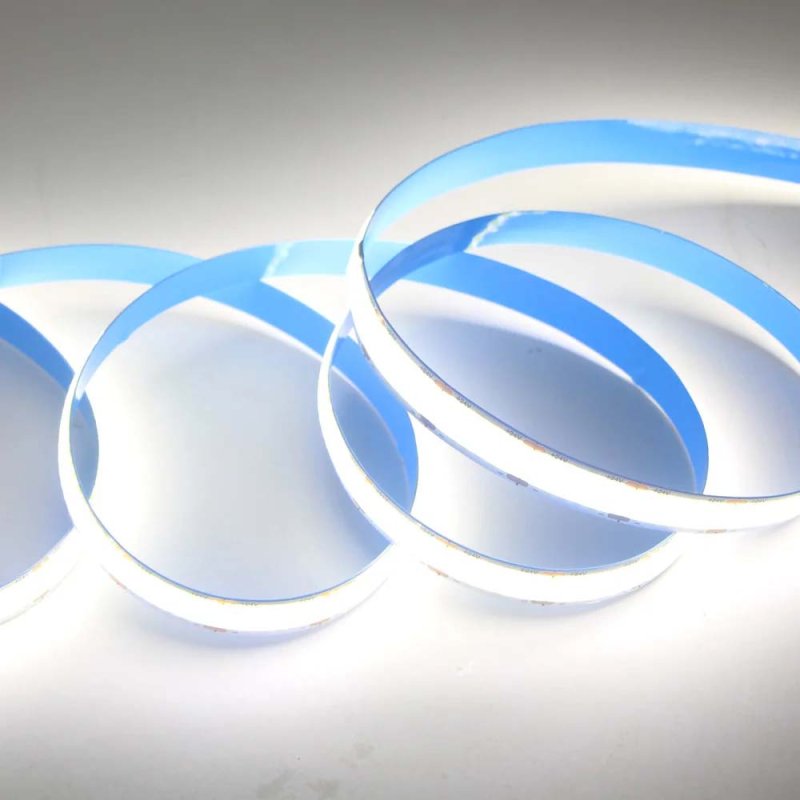 TAŚMA LED COB 24V super mocna 18w/m 1800 lm/m NEON linia DOUBLE zimny 1M