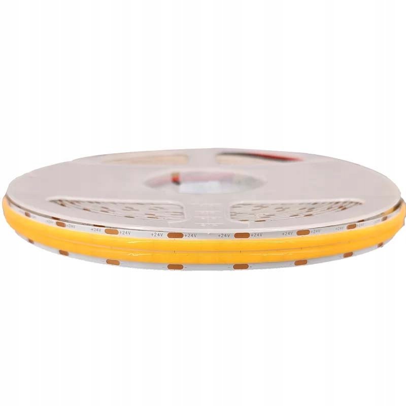 TAŚMA LED COB 24V super mocna 18w/m 1800 lm/m NEON linia DOUBLE zimny 1M