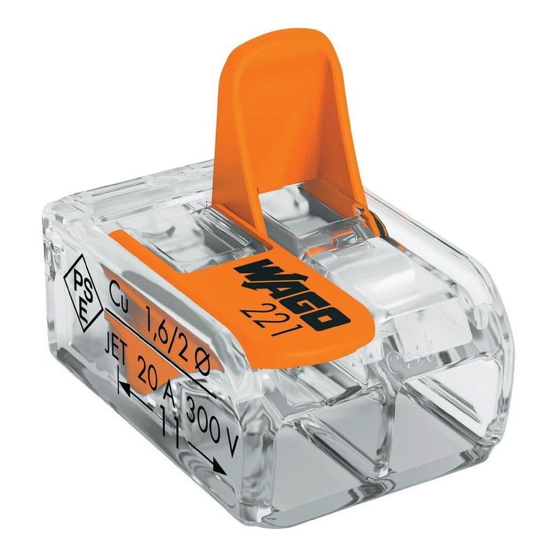 Szybkozłączka kostka WAGO 2x 0,08mm-4mm 221-412