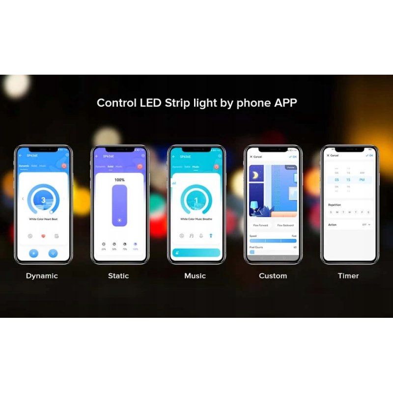 Kontroler Magic do taśm led MONO cyfrowy płynący sterownik WS2811 5-24V SPI