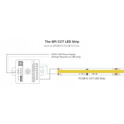 Kontroler Magic do taśm led MONO cyfrowy płynący sterownik WS2811 5-24V SPI