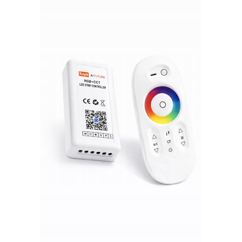Sterownik Kontroler taśm LED RGBCCT WiFi Android ALEXA TUYA Google PILOT RF