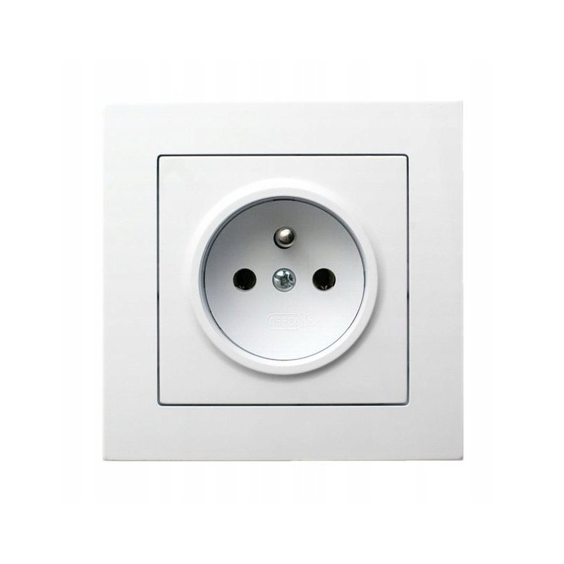 GNIAZDO POJEDYNCZE z/Uz z RAMKĄ OSPEL AS 1kpl.