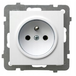 GNIAZDO POJEDYNCZE z/Uz z RAMKĄ OSPEL AS 1kpl.