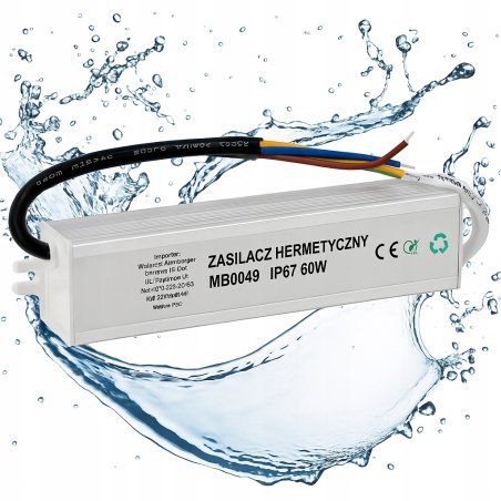 Zasilacz LED 12V 60W 5A...