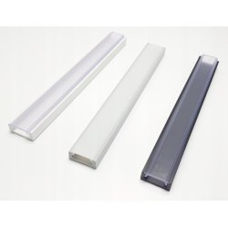 Profil LED CZARNY 2m do taśm LED 8 10 mm + KLOSZ