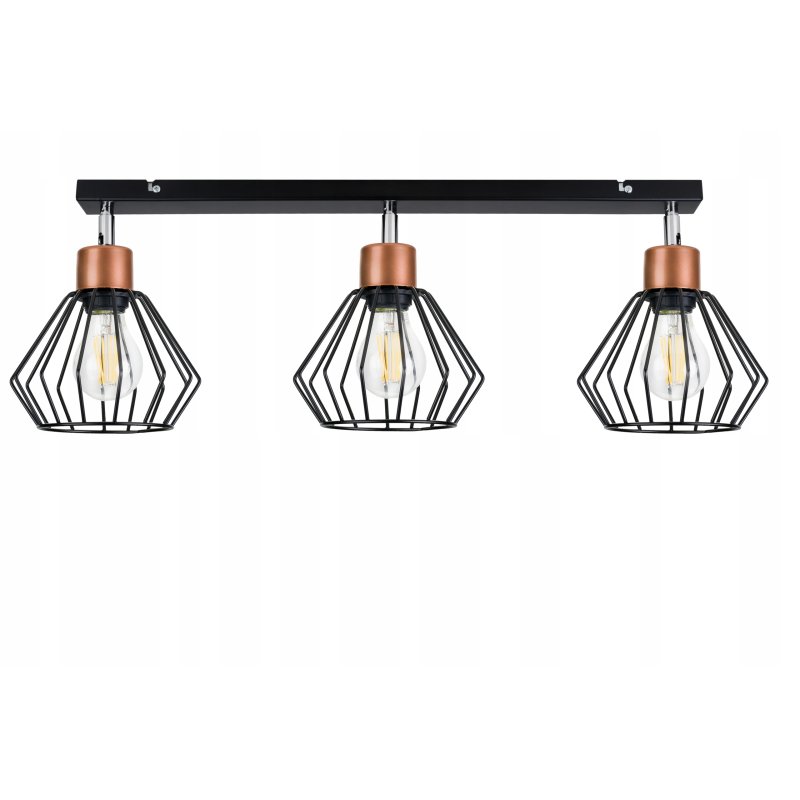 LAMPA plafon SUFITOWA ŻYRANDOL loft BRYLANT DRUT B