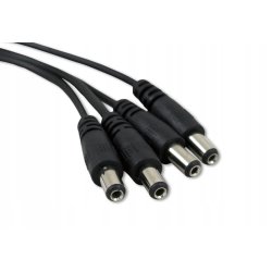 Rozgałęźnik zasilania DC 1gn./4wt. 2,1/5,5 25cm