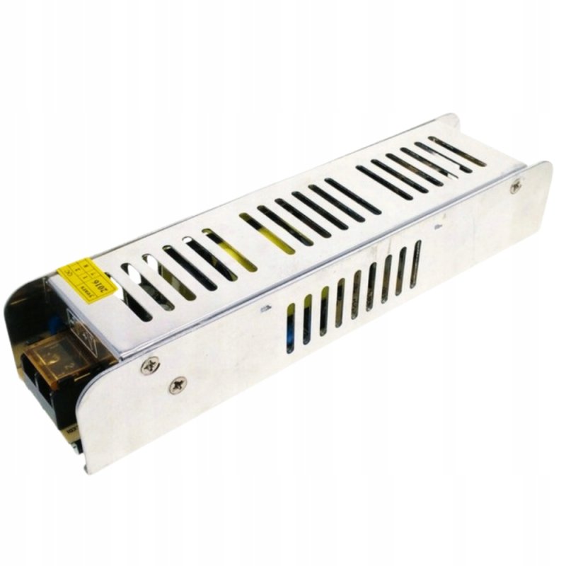 ZASILACZ MONTAŻOWY 12V 100W SLIM MODUŁOWY DO TAŚM LED CCTV MONTAŻOWY