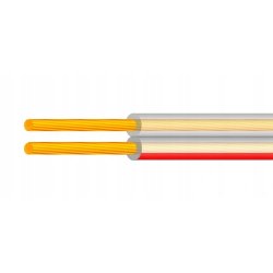 Kabel 1mb przewód 2-żyłowy kolorowy do taśm led MONO 2x 1,5mm na metry CCA