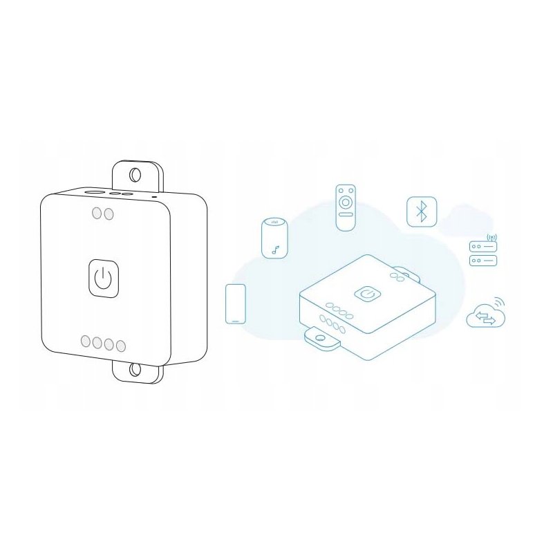 Sterownik Magic Digital IC SPERL taśm LED COB CCT cyfrowy WS2811 SPI music