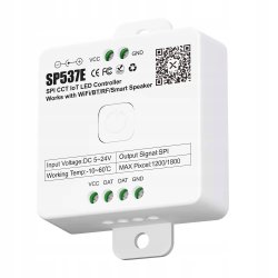 Sterownik Magic Digital IC SPERL taśm LED COB CCT cyfrowy WS2811 SPI music