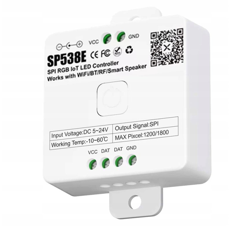 Sterownik Magic Digital IC SPERL taśm LED COB RGB cyfrowy WS2811 SPI music