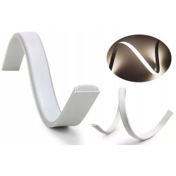 Profil ELASTYCZNY giętki do taśm LED COB na łuki okręgi aluminiowy + KLOSZ