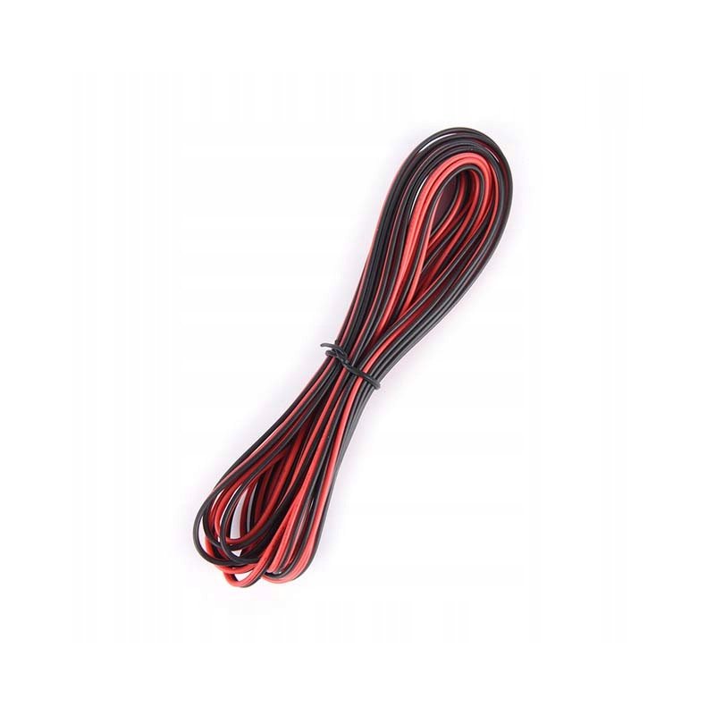 Kabel 1mb przewód 2-żyłowy kolorowy do taśm led MONO 2x 1,5mm na metry CCA