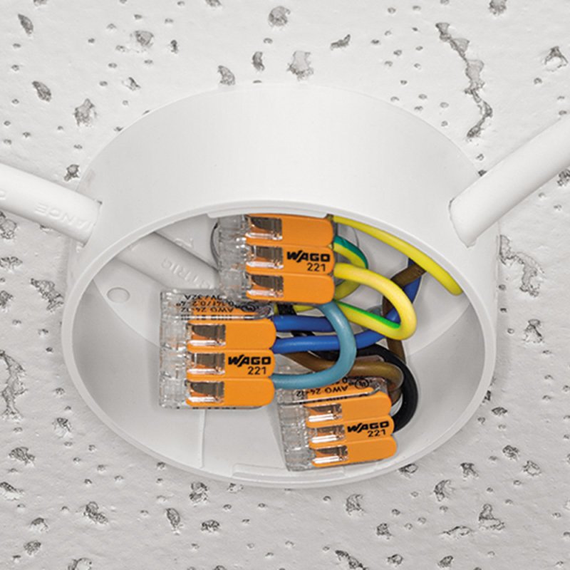 Szybkozłączka kostka WAGO 2x 0,08mm-4mm 221-412