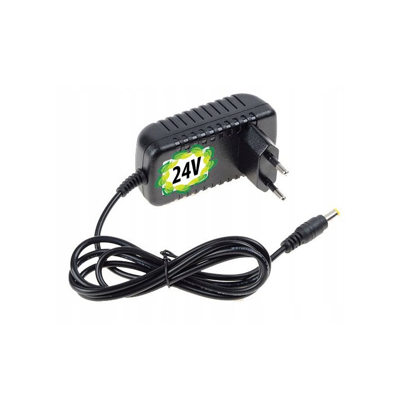 ZASILACZ WTYCZKOWY IMPULSOWY 24V 1A 24W wtyczka kabel DC do Taśm LED RGB