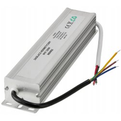 Zasilacz 12V 120W 10A wodoodporny do taśm LED IP67 hermetyczny metal