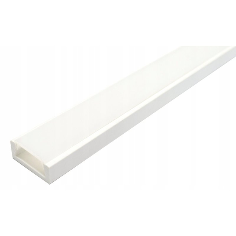 PROFIL PCV BIAŁY NAWIERZCHNIOWY do LED 1m +KLOSZ