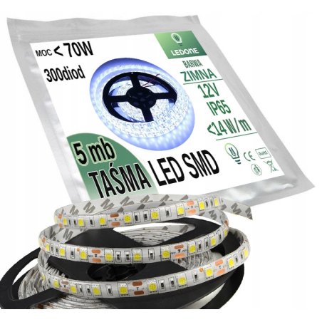 TAŚMA 300 LED 5050 SMD 5m...