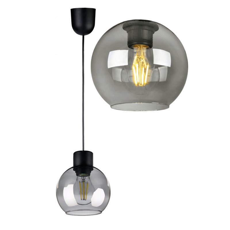 LAMPA sufitowa wisząca ZWIS ŻYRANDOL KULA Szklana