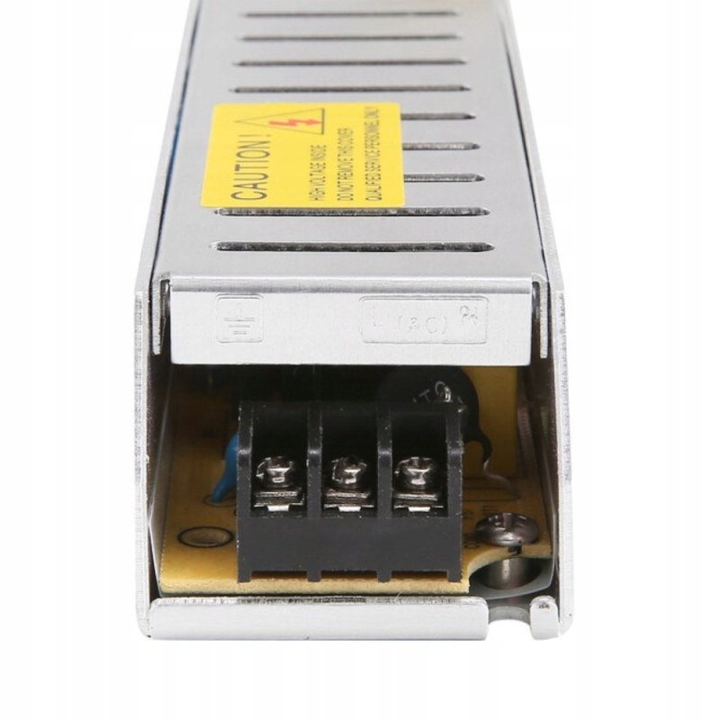 ZASILACZ MONTAŻOWY 12V 100W SLIM MODUŁOWY DO TAŚM LED CCTV MONTAŻOWY