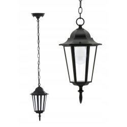 Lampa OGRODOWA Wisząca ZEWNĘTRZNA LED E27 Latarnia