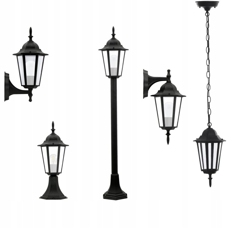 Lampa OGRODOWA Wisząca ZEWNĘTRZNA LED E27 Latarnia