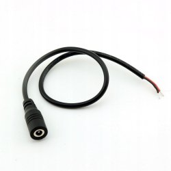 Gniazdo DC 5,5/2,1 żeńskie z kablem do taśm LED