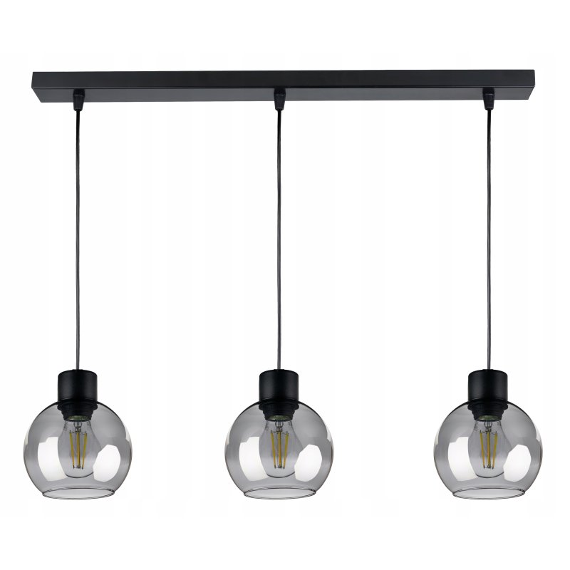 LAMPA wisząca sufitowa ŻYRANDOL ZWIS KULA szklana