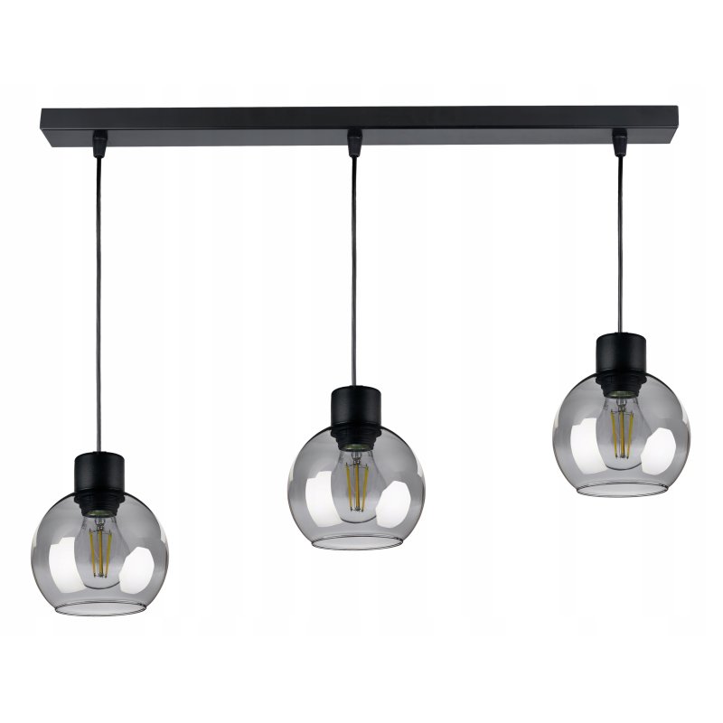 LAMPA wisząca sufitowa ŻYRANDOL ZWIS KULA szklana