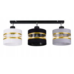 LAMPA plafon ruchomy żyrandol sufitowa ABAŻUR czarny zielony niebieski 20cm