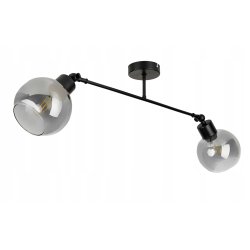 LAMPA sufitowa żyrandol regulowany LOFT E27 Szkło