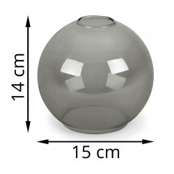 LAMPA sufitowa wisząca ZWIS ŻYRANDOL KULA Szklana