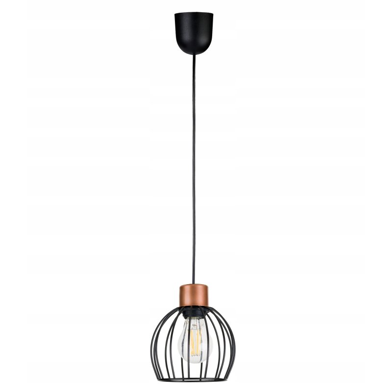 LAMPA WISZĄCA ZWIS żyrandol sufit loft drut KULA 1