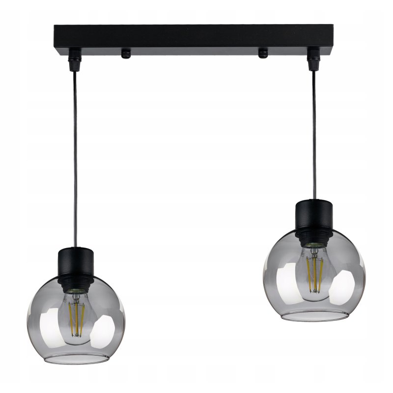 LAMPA wisząca sufitowa ŻYRANDOL ZWIS KULA Szklana