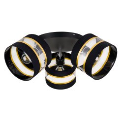 LAMPA plafon ruchomy żyrandol sufitowa ABAŻUR CZARNY BIAŁY SZARY ZIELONY