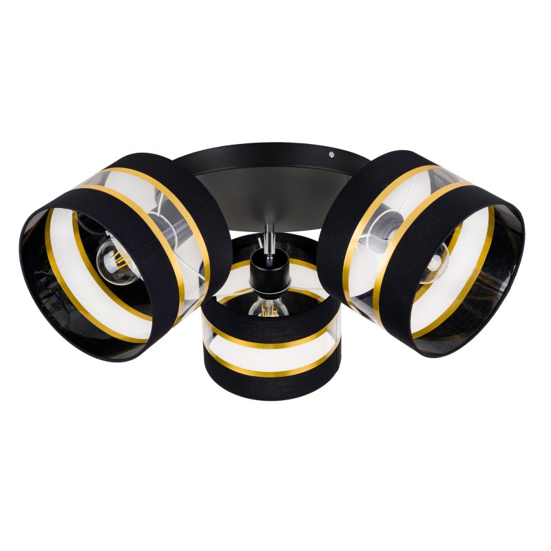 LAMPA plafon ruchomy żyrandol sufitowa ABAŻUR CZARNY BIAŁY SZARY ZIELONY