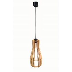 LAMPA WISZĄCA ZWIS żyrandol sufitowa LOFT Drewno 1