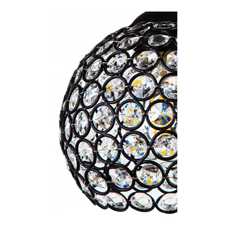 LAMPA WISZĄCA stała żyrandol sufitowa E27 KRYSZTAŁ