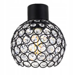 LAMPA WISZĄCA stała żyrandol sufitowa E27 KRYSZTAŁ
