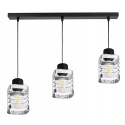 LAMPA sufitowa wisząca ZWIS ŻYRANDOL E27 Szklany 3