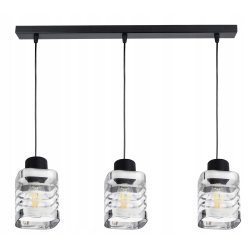 LAMPA sufitowa wisząca ZWIS ŻYRANDOL E27 Szklany 3