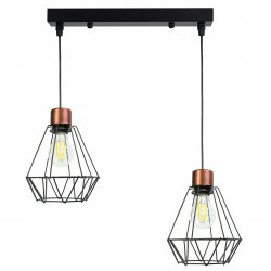 LAMPA WISZĄCA SUFITOWA ŻYRANDOL ZWIS BRYLANT DRUT