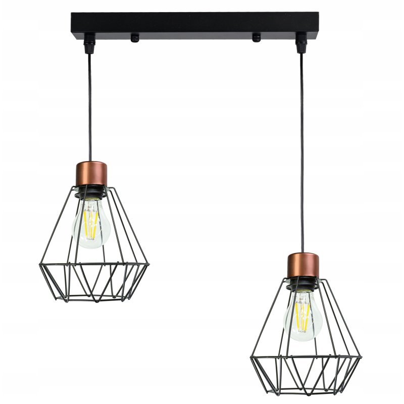 LAMPA WISZĄCA SUFITOWA ŻYRANDOL ZWIS BRYLANT DRUT