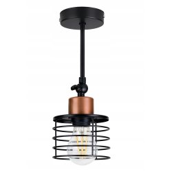 LAMPA sufitowa żyrandol plafon LOFT drut SPRĘŻYNA