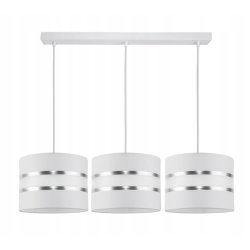 LAMPA SUFITOWA ŻYRANDOL ABAŻUR GALA SZARO-CZARNA