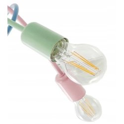 Lampa sufitowa żyrandol PASTI 5 + ŻARÓWKI LED 6W