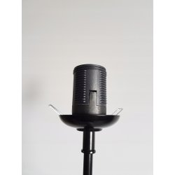 LAMPA drewniana belka wisząca sufitowa ŻYRANDOL ZWIS BLACK KULA SZKŁO 3xE27